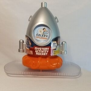 Ryan's World Adventure Rocket Playset - Art Craft Kit  Silver and Orange Rocket